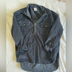 Offline by Aerie Women's Black Button Down Shirt